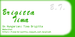 brigitta tima business card